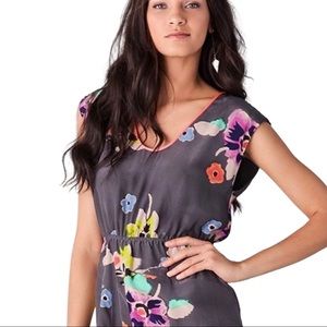 Rebecca Taylor Silk Floral Dress Size 4